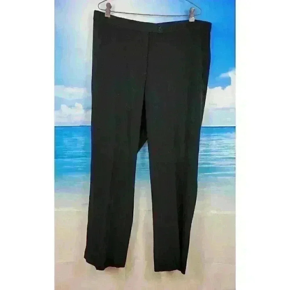 KIM ROGERS Woman's BLACK Dress Pants STRETCH Comfort size 18w